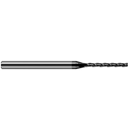 Picture of Harvey Tool 12780-C4 Dia 0.08 LOC 0.7500 OAL2.50 End Mill Standard Flute Standard Helix Carbide Diamond Single End Square Sharp